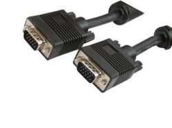 MediaRange MRCS126 καλώδιο VGA 25 m VGA [D-Sub] Μαύρος [Μαύρο] (VGA-Kabel Anschl. HD 15pin - St/St 25 - Warranty: 12M)
