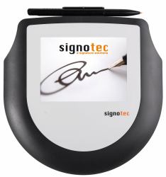 Signotec Omega 12,7 cm [5"] Μαύρος [Μαύρο] LCD (Omega, Full Colour, HID-USB - w. backlight, incl.2m cable, - LCD - Warranty: 24M)