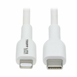 Tripp Lite M102-02M-WH καλώδιο Lightning 2 m Λευκός [Άσπρος] (USB-C to Lightning Sync/Charge Cable [M/M], MFi Certified, White, 2 m [6.6 ft.] M102-02M-WH)