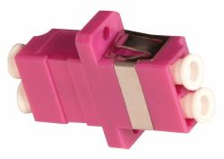 Lanview LVO231256 συνδετικό οπτικών ινών LC Θηλυκό (LC Multimode adapter duplex - OM4 zirconia SC footprint - Warranty: 60M)