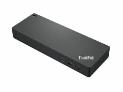 Lenovo 40B00300EU φορητός σταθμός σύνδεσης & προσομοιωτής θύρας Καλωδιωμένος [Ενσύρματος] Thunderbolt 4 Μαύρος [Μαύρο], Κό�...