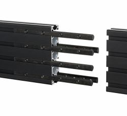 B-Tech BT8390-EXT/B αξεσουάρ στήριξης οθόνης σήμανσης Ράγα κύλισης (Joining Kit for Extending - BT8390 - Black)