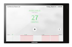 Crestron TSS-770-B-S πάνελ αφής ελέγχου 17,8 cm [7"] 1280 x 800 εικονοστοιχεία (Crestron Room Scheduling Touch Screen TSS-770-B-S - Room manager - wireless, wired - Bl...
