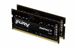 Kingston Technology FURY Impact μονάδα μνήμης 16 GB 2 x 8 GB DDR4 3200 MT/s 260-pin SO-DIMM (Kingston FURY Impact KF432S20IBK2/16 16GB [2x 8GB] SODIMM System Memory, 3200MHz, DDR4, CL20...