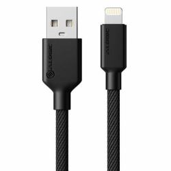 ALOGIC ELPA8P02-BK καλώδιο κινητού τηλεφώνου Μαύρος [Μαύρο] 2 m USB A Lightning (Mobile Phone Cable Black 2 M - Usb A Lightning - Warranty: 12M)