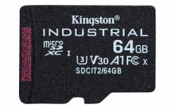 Kingston Technology Industrial 64 GB MicroSDXC UHS-I Κατηγορία 10 