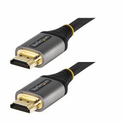 StarTech.com HDMM21V5M καλώδιο HDMI 5 m HDMI Τύπος A [Standard] Γκρι, Μαύρος [Μαύρο] (16FT HDMI 2.1 CABLE HDMI CABLE - CERTIFIED UHD 4K/8K HDMI CORD)