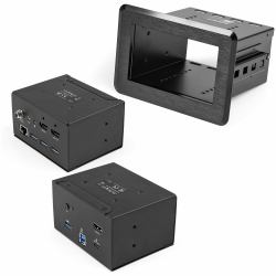 StarTech.com KITBZDOCK γέφυρα AV διασκέψεων 3840 x 2160 εικονοστοιχεία Σύνδεση Ethernet/LAN Μαύρος [Μαύρο] (CONFERENCE ROOM TABLE - CONNECTIVITY BOX ...