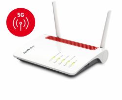 Box FRITZ! 6850 5G ασύρματος δρομολογητής Gigabit Ethernet Διπλής ζώνης [2.4 GHz / 5 GHz] Λευκός [Άσπρος] (AVM FRITZ!Box 6850 5G - trÃ¥dlÃ¸s router)