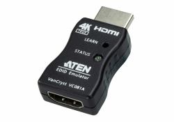 ATEN VC081A-AT εξομοιωτής edid (True 4K HDMI EDID Emulator - with Savable EDID True 4K - HDMI EDID Emulator Adapter, 3840 x 2160 pixels, Black, Plastic, HDMI, 20 pc[s], - Warranty: 24M)