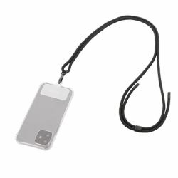 Mobilis 001340 αξεσουάρ για θήκη κινητού τηλεφώνου (UNIVERSAL REMOVABLE SMARTPHONE - LANYARD 75 CM - BLACK - SOFT BAG)