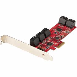 StarTech.com 10P6G-PCIE-SATA-CARD κάρτα διεπαφής/προσαρμογέας Εσωτερικός (SATA PCIE CARD - 10 PORT 6GBPS - PCIE SATA EXPANSION CARD ASM1062)