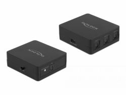 DeLOCK 63397 χειριστήριο ηχοσυστήματος Μαύρος [Μαύρο] (Delock - audiodeler - 3 porte)
