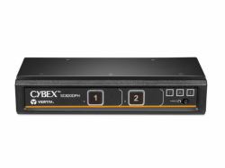 Vertiv SC820DPH-400 εναλλαγέας [switches] KVM Μαύρος [Μαύρο] (CYBEX SC UNIVERSAL DP/H SECURE - KVM SWITCH 2-PORT SINGLE DISPLAY)