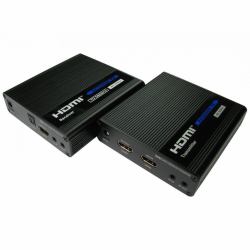 Cables Direct HD-EX270 επεκτατικό AV Μεταδότης & δέκτης AV Μαύρος [Μαύρο] (CDL 70m HDMI v2.0 Ext over CAT)