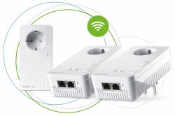 Devolo MAGIC 2 WiFi next Multiroom Kit 2400 Mbit/s Σύνδεση Ethernet/LAN Wi-Fi Λευκός [Άσπρος] 3 τεμάχια (Devolo MAGIC 2 WiFi next Multiroom Kit)