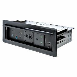 StarTech.com KITBXDOCKPUK γέφυρα AV διασκέψεων 3840 x 2160 εικονοστοιχεία Σύνδεση Ethernet/LAN Μαύρος [Μαύρο] (CONFERENCE TABLE CONNECTIVITY - BO- LA...