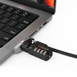 Compulocks MBPR14LDG01CL κλειδαριά καλωδίων Άργυρος (LEDGE LOCK ADAPTER MACBOOK PRO - 14IN M1/M2/M3/M4 W/COMB.CBL LOCK)