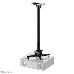 Neomounts CL25-550BL1 ανάρτηση προβολέα Ανώτατο όριο Μαύρος [Μαύρο] (NEWSTAR PROJECTOR CEILING MOUNT - [HEIGHT ADJUSTABLE: 74-114 CM] B)