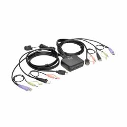 Eaton Tripp Lite B032-HUA2 εναλλαγέας [switches] KVM Μαύρος [Μαύρο] 