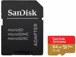 SanDisk Extreme PLUS 64 GB MicroSDXC Κατηγορία 10 (SanDisk Extreme PLUS - flashhukommelse)
