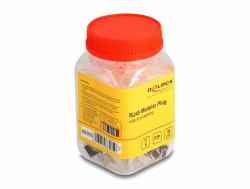 DeLOCK 66905 ενωτικό καλωδίων RJ-45 Μεταλλικός, Διαφανής (Delock netvÃ¦rk-konnektor)