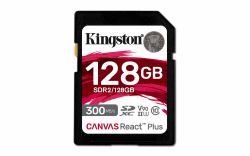 Kingston Technology Canvas React Plus 128 GB SD UHS-II Κατηγορία 10 (SD Card 128GB Kingston SDXC React+ 300)