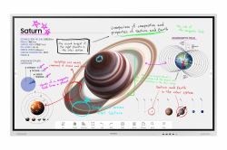 Samsung WM75B Διαδραστικός Πίνακας 190,5 cm [75"] 3840 x 2160 εικονοστοιχεία Οθόνη αφής Γκρι, Λευκός [Άσπρος] (75 INCH SAMSUNG FLIP PRO)