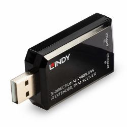 Lindy 38331 επεκτατικό AV Πομπός & πομποδέκτης AV Μαύρος [Μαύρο] (BIDIREKTIONALER WIRELESS IR - EXTENDER TRANSCEIVER)