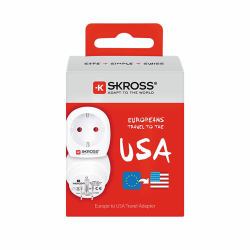 Power Plug Adapter Type B - Universal White - Warranty: 12M
