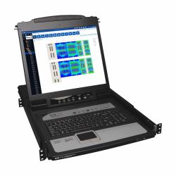 Tripp Lite B020-U16-19-IP NetDirector 16-Port 1U Rack-Mount Console IP KVM Switch with 19 in. LCD (16-PORT 1U RACK-MOUNT CONSOLE - )