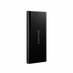 Canyon PB-106 Πολυμερές λιθίου [LiPo] 10000 mAh Μαύρος [Μαύρο] (CANYON Micro-USB/USB-C power bank 10000 mAh Black)