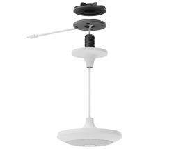 Logitech 952-000123 σύστημα video conferencing Βάση ανάρτησης (Logitech Webcam RALLY MIC POD PENDANT MOUNT Expension white +++ DeckenhÃ¤ngehalterung fÃ¼r Rally Mic Pod Mikro...
