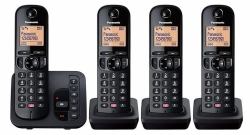 Panasonic KX-TGC264EB τηλέφωνο Τηλέφωνο DECT Αναγνωριστικό καλούντος Μαύρος [Μαύρο] (PANASONIC KX-TGC264EB DECT QUAD)
