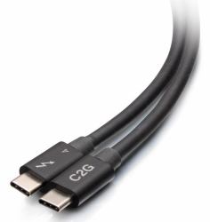 C2G 6ft [2m] Thunderbolt™ 4 USB-C® Active Cable [40Gbps] (C2G 6ft Thunderbolt 4 USB C Active Cable - USB C to USB C - 40Gbps - M/M - Thunderbolt cable - USB-C [M] to USB-C [M] - USB 3.2 / Displa...