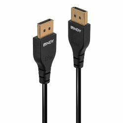 Lindy 36460 καλώδιο DisplayPort 0,5 m Μαύρος [Μαύρο] (0.5m Slim DisplayPort 1.4 - Cable - Warranty: 120M)
