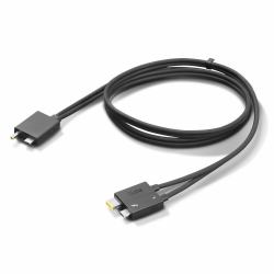 Lenovo 4X91K16970 Thunderbolt καλώδιο 0,7 m 40 Gbit/s Μαύρος [Μαύρο] (THINKPAD TUNDERBOLT 4 - WORKSTATION DOCK SPLIT CABLE)
