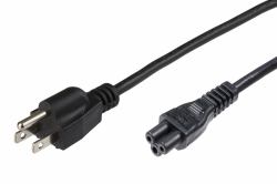 Microconnect PE110805 power cable Black 0.5 m Power plug type B C5 coupler (Power Cord US Type B - C5 0,5m - Power US Type B - C5 0,5m SVT - 3*18AWG - Warranty: 300M)