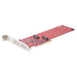 StarTech.com DUAL-M2-PCIE-CARD-B κάρτα διεπαφής/προσαρμογέας Εσωτερικός M.2 (PCIE M.2 ADAPTER - PCIE X8X16 - TO DUAL NVME M.2 SSD)