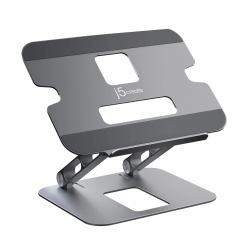 j5create JTS127 Multi-Angle Laptop Stand Βάση φορητού υπολογιστή & τάμπλετ Μαύρος [Μαύρο], Γκρι 40,6 cm [16"] (J5CREATE MULTI-ANGLE LAPTOP STAND)