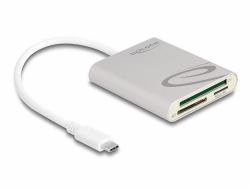 DeLOCK 91005 συσκευή ανάγνωσης καρτών USB 3.2 Gen 1 [3.1 Gen 1] Type-C Γκρι (Delock kortlÃ¦ser - USB-C)