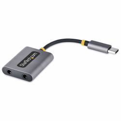 StarTech.com USBC-AUDIO-SPLITTER διαχωριστής ήχου Γκρι (USB-C HEADPHONE SPLITTER - USB - C TO DUAL 3.5MM AUDIO ADAPTER)