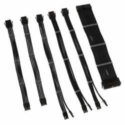 Kolink COREADEPT-EK-BLK εσωτερικό καλώδιο τροφοδοσίας 0,35 m (Kolink Core Adept Braided Cable Extension Kit - Jet Black)