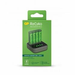 GP Batteries ReCyko B421 φορτιστής μπαταριών Οικιακή μπαταρία USB (BATTERY CHARGER - B4D45/210HCE-2B4 B421 + dock - AA ReCyko B421, Nickel-Metal Hydride [NiMH], AA,...