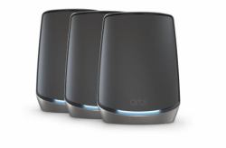 NETGEAR Orbi 860 AX6000 WiFi System black edition Τρεις μπάντες [2,4 GHz / 5 GHz / 5 GHz] Wi-Fi 6 [802.11ax] Μαύρος [Μαύρο] 4 Εσωτερικός (Netgear)