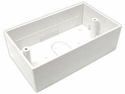 Cables Direct AV-MODBBDLF cable organizer Cable box White 1 pc[s] (CDL 45mm Deep Double Back Box)