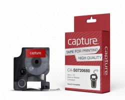 capture CA-S0720680 ταινία κατασκευής ετικετών Μαύρο σε λευκό...