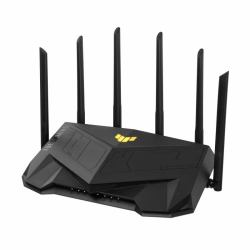ASUS TUF Gaming AX6000 ασύρματος δρομολογητής Gigabit Ethernet Διπλής ζώνης [2.4 GHz / 5 GHz] Μαύρος [Μαύρο] (Tuf Gaming Ax6000 - [Tuf-Ax6000] Wireless Ro...