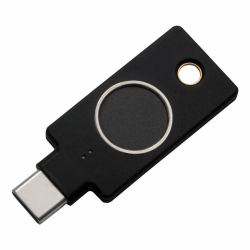 YubiKey C Bio FIDO Edition - Yubico YubiKey C Bio FIDO - Edition, Windows, macOS, Chrome OS, Linux, Black, Google account,Microsoft - Warranty: 12M