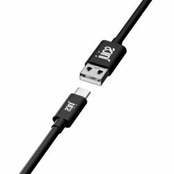 Juice JUI-CABLE-TYPEC-1M-RND-ECO-BLK καλώδιο USB USB C USB A Μαύρος [Μαύρο] (2M ROUND TYPE C - ECO BLACK)
